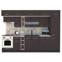 Bucatarie BIGMAR 310 A Wenge / Decor 8548